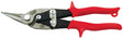 Crescent Wiss M1R Aviation Snip, 9-3/4 in OAL, Left Cut, Molybdenum Steel Blade, Contour-Grip Handle, Red Handle