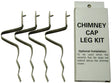 Shelter SCLK Chimney Leg Kit, Heavy-Duty, Stainless Steel