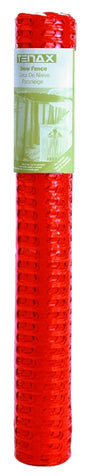 Mutual Industries 14973-50 Snow Guard Fence, 50 ft L, 1-1/2 x 2-3/4 in Mesh, Plastic, Orange