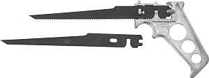 STANLEY 4-Way Series 15-275 Keyhole Saw, 7 in L Blade, 9 and 24 TPI, Steel Blade, Pistol-Grip Handle