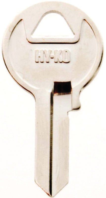 Hy-Ko 11010M1 Key Blank, Brass, Nickel, For: Master Cabinet, House Locks and Padlocks, M1 Key Number, Pack of 10