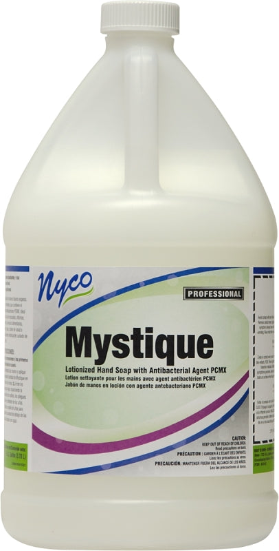 nyco NL591-G4 Hand Cleaner Mystique, Liquid, White, Fresh, 128 oz, Pack of 4