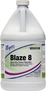 nyco NL220-G4 Cleaner and Degreaser, 128 oz, Liquid, Sassafras, Violet, Pack of 4