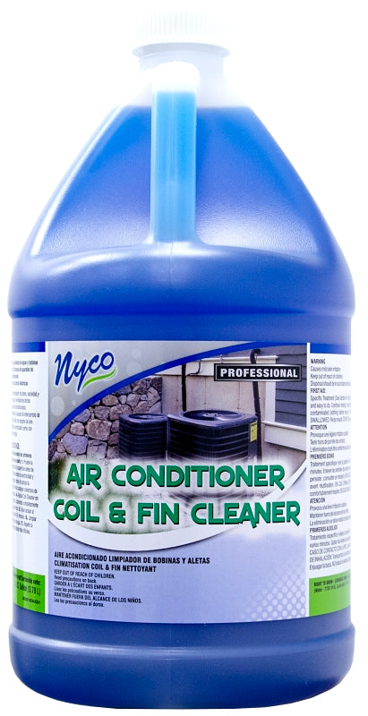 nyco NL294-G4 Air Conditioner Coil Cleaner, Blue, Liquid, Pack of 4