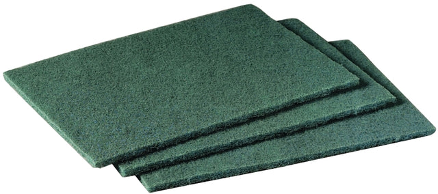 Scotch-Brite 96 Scouring Pad, 9 in L, Green, Pack of 20