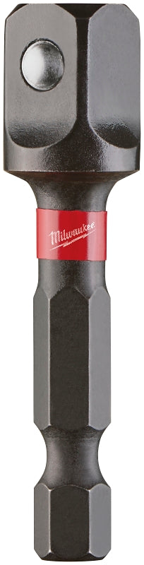 Milwaukee 48-32-5031 Socket Adapter, 3/8 in Drive, Hex, Square Drive, Steel