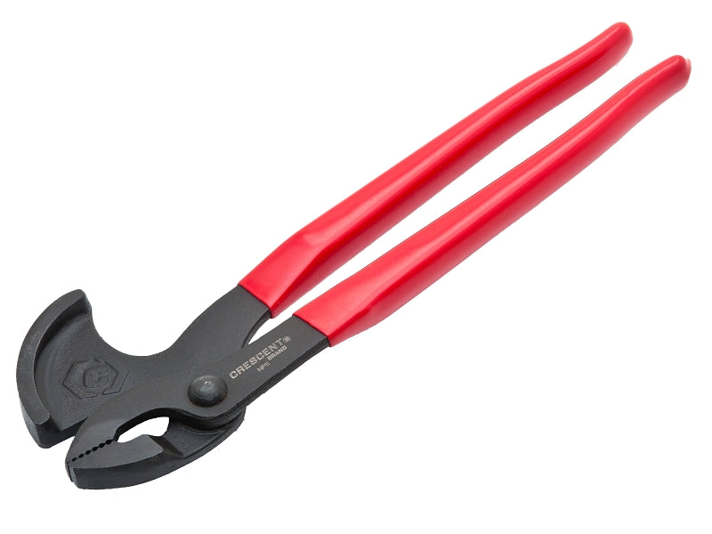 Crescent NP11 Nail Puller Plier, 11 in OAL, Black/Red Handle, Rubber-Grip Handle, 3-1/4 in W Jaw