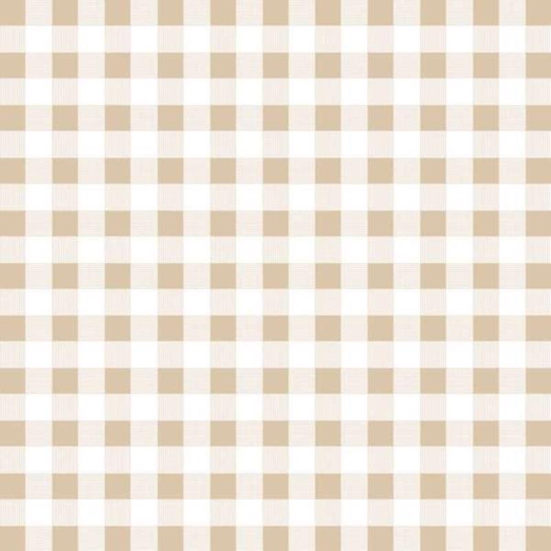 Con-Tact Creative Coverings 9 ft. L X 18 in. W Khaki Plaid Self-Adhesive Shelf Liner, Pack of 12