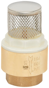 B & K ProLine Series 101-324NL Foot Valve, 3/4 in Connection, FPT, Brass Body