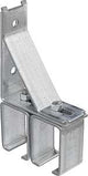 National Hardware N104-414 Box Rail Bracket, 4-25/32 in W x 1-3/4 in D x 8-1/16 in H Dimensions, Steel, Galvanized, Pack of 2