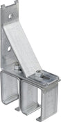 National Hardware N104-414 Box Rail Bracket, 4-25/32 in W x 1-3/4 in D x 8-1/16 in H Dimensions, Steel, Galvanized, Pack of 2