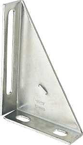 National Hardware N104-612 Triangle Bracket, Steel, Galvanized