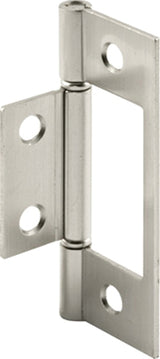 Prime-Line N 7273 Door Hinge, Bi-Fold, Non-Mortise, Steel, Satin Nickel, Pack of 6