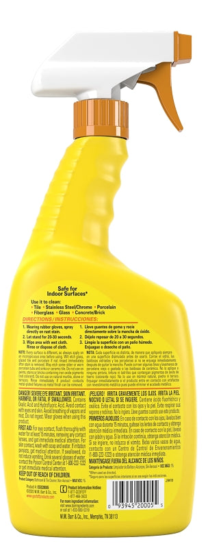Goof Off ESX200055 Rust Stain Remover, 22 oz, Liquid, Green, Pack of 6