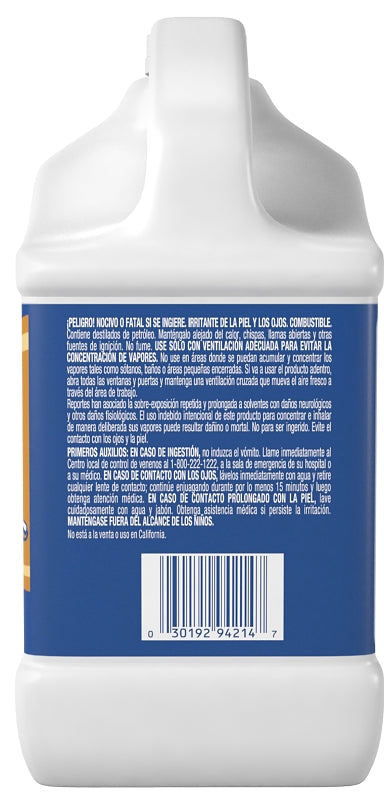 Klean Strip GKSP94214 Mineral Spirit Thinner, Liquid, Solvent, Light Yellow, 1 gal Can, Pack of 4