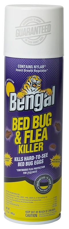 Bengal 87560 Bed Bug and Flea Killer, Liquid, Spray Application, Indoor, 17.5 oz Bottle