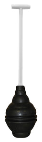 Korky BEEHIVE Max 99-4A Toilet Plunger, Black, 6 in Cup, T-Shaped Handle