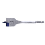 Irwin 88820 Spade Drill Bit, 1-1/4 in Dia, 6 in OAL, Flat Flute, 1/4 in Dia Shank, Hex Shank