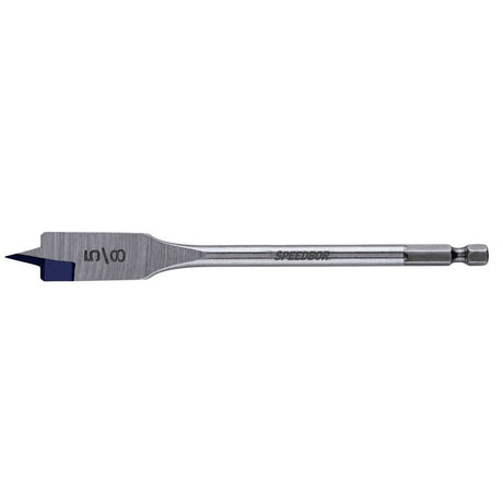 Irwin 88810 Spade Drill Bit, 5/8 in Dia, 6 in OAL, Flat Flute, 1/4 in Dia Shank, Hex Shank