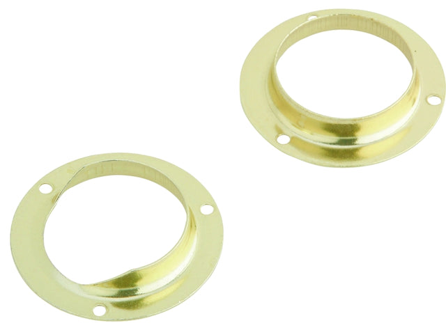 Schlage SP585F3 Closet Pole Socket, Steel, Brass, Pack of 25