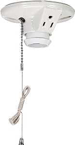 Eaton Wiring Devices 667-SP Lamp Holder, 125 VAC, 660 W, White