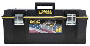 STANLEY 028001L Tool Box, 9.2 gal, Structural Foam, Black/Yellow
