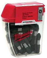 Milwaukee 48-32-5008 Insert Bit, #2 Drive, Square Recess Drive, 1/4 in Shank, Hex Shank, 1 in L, Proprietary Steel