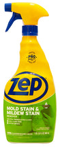 Zep ZUMILDEW32 Mold and Mildew Stain Remover, 1 qt, Liquid, Slight Chlorine, Clear