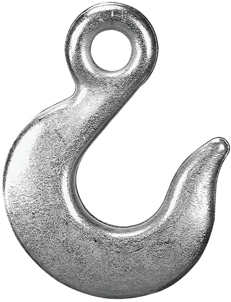 Campbell T9101824 Eye Slip Hook, 5.91 in, 1/2 in, 9200 lb Working Load, 43 Grade, Steel, Zinc