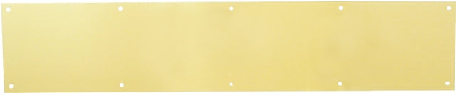 Schlage C8400B3-6X30 Kick Plate, 30 in L, 6 in W, Solid Brass