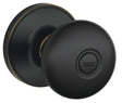 Schlage J Series J170 STR 716 Dummy Knob, Knob Handle, Round Design, Aged Bronze, Residential, Metal