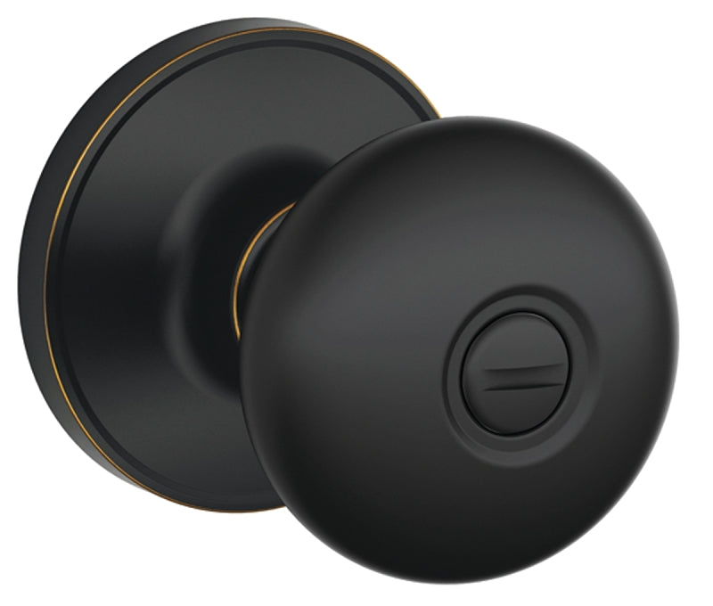 Schlage J Series J170 STR 716 Dummy Knob, Knob Handle, Round Design, Aged Bronze, Residential, Metal