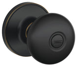 Schlage J Series J170 STR 716 Dummy Knob, Knob Handle, Round Design, Aged Bronze, Residential, Metal