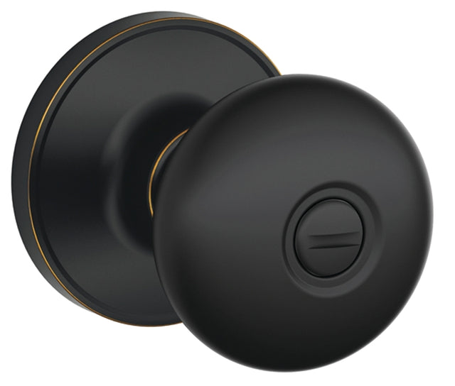 Schlage J Series J170 STR 716 Dummy Knob, Knob Handle, Round Design, Aged Bronze, Residential, Metal