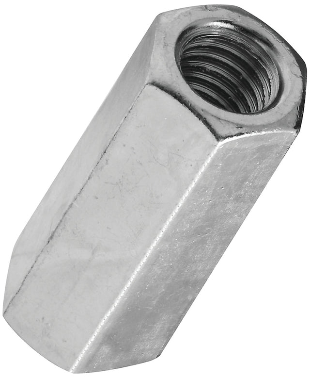 National Hardware 4003 Series N182-691 Coupling Nut, UNC Thread, 7/16-14 Thread, Steel, Zinc
