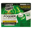 Hot Shot 96180 Fogger with Odor Neutralizer, 2000 cu-ft Coverage Area, Light Yellow/Water White