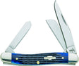 Case 02801 Folding Pocket Knife, Clip, Sheep Foot and Spey Blade, Polished Mirror Blade, Stainless Steel Blade