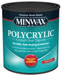 Minwax Polycrylic 65555444 Polyurethane, Gloss, Liquid, Crystal Clear, 1 qt Can