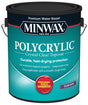 Minwax Polycrylic 13333000 Polyurethane, Liquid, Crystal Clear, 1 gal Can, Pack of 2