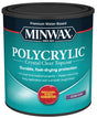 Minwax Polycrylic 63333444 Polyurethane, Satin, Liquid, Clear, 1 qt
