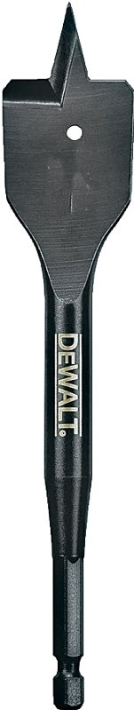 DEWALT DW1585 Spade Drill Bit, 1-3/8 in Dia, 6 in OAL, 1/4 in Dia Shank, Hex Shank