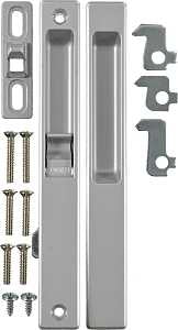 Wright Products V1195 Patio Door Latch, Aluminum, Flush Mounting