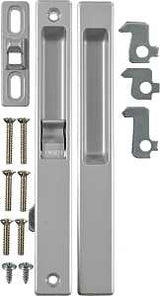 Wright Products V1195 Patio Door Latch, Aluminum, Flush Mounting