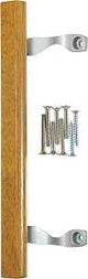 Wright Products V1147H Door Pull, Aluminum/Oak