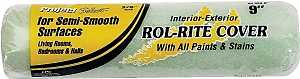 Linzer RR 938 Paint Roller Cover, 3/8 in Thick Nap, 9 in L, Knit Fabric Cover, Green