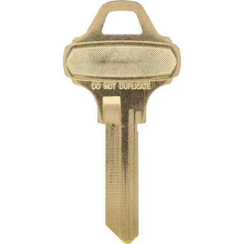 Hillman KeyKrafter Do Not Duplicate House/Office Universal Key Blank 2027 C123 Single, Pack of 4