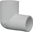 IPEX 435535 Reducing Pipe Elbow, 3/4 x 1/2 in, Slip x Slip, 90 deg Angle, PVC, White, SCH 40 Schedule