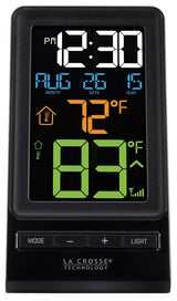 La Crosse S82967 Weather Station, Battery, 32 to 99 deg F Indoor, -40 to 140 deg F Outdoor, 10 to 99 % Humidity Range