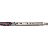 Knape & Vogt 8450FMP 20 Drawer Slide, 20 in L Extension, 100 lb, 1/2 in W Rail, Anochrome