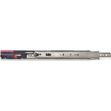 Knape & Vogt 8450FMP 20 Drawer Slide, 20 in L Extension, 100 lb, 1/2 in W Rail, Anochrome